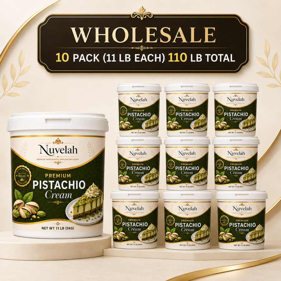 10-Pack Wholesale Pistachio Spread Cream 110 lb