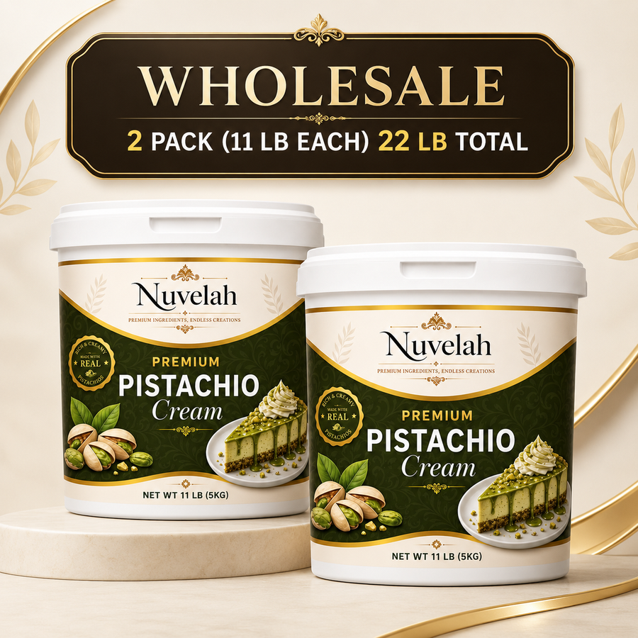 2-Pack Wholesale Pistachio Spread Cream 22 lb