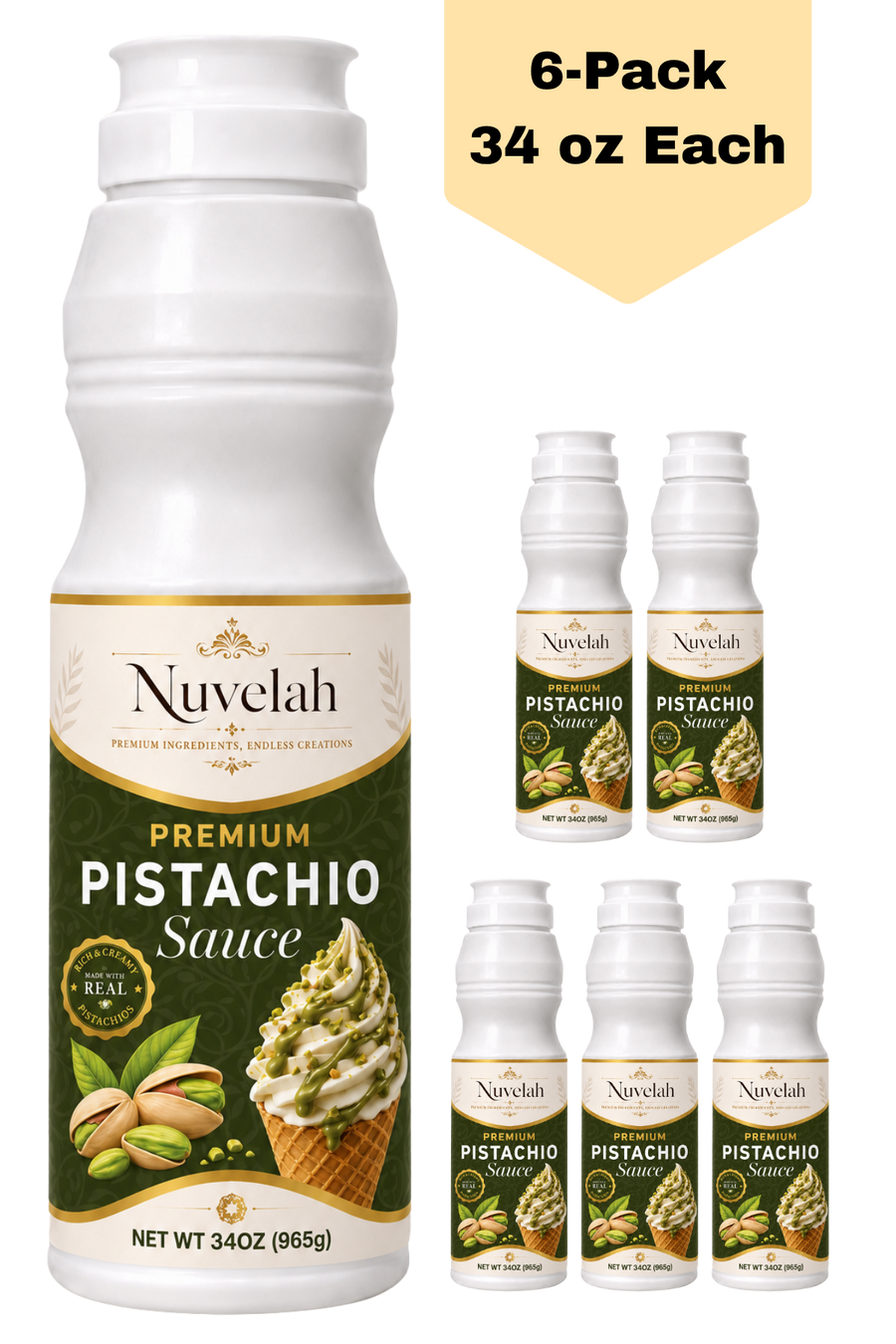 Nuvelah 6-Pack Pistachio Sauce Wholesale