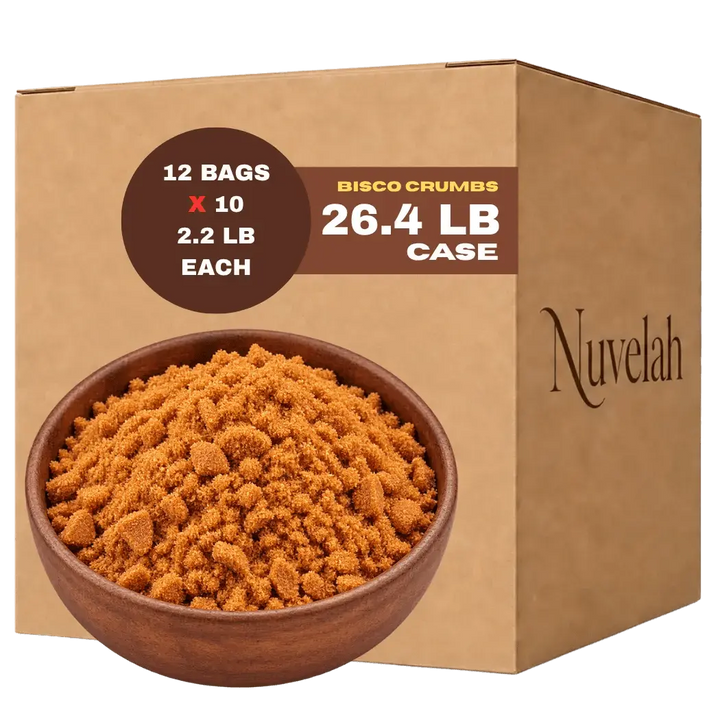 Nuvelah Bisco Cookie Crumbs 26.4 LB Case Wholesale