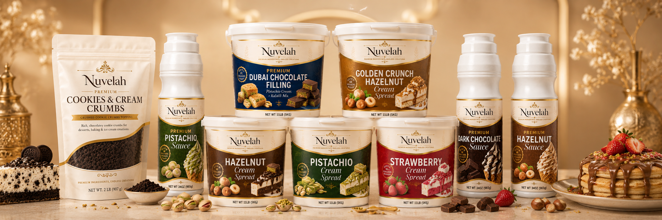 Nuvelah Creams, Fillings & Spreads