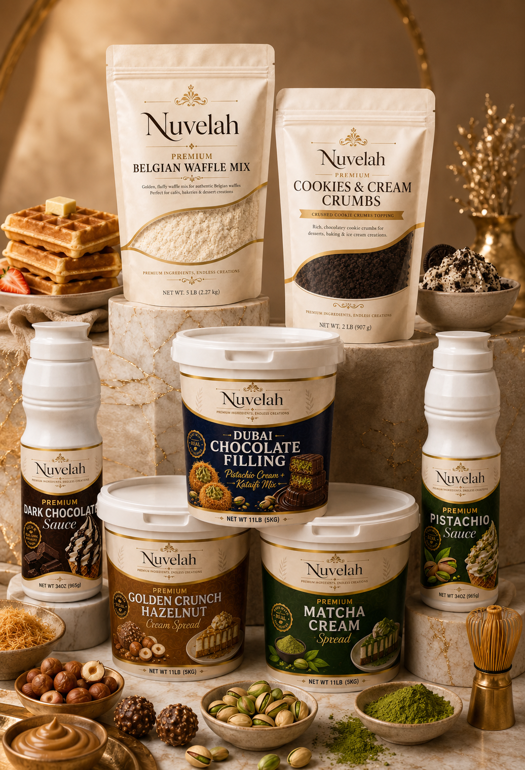1 Pistachio Sauce & Cream | Dubai Chocolate Wholesale – Nuvelah.com