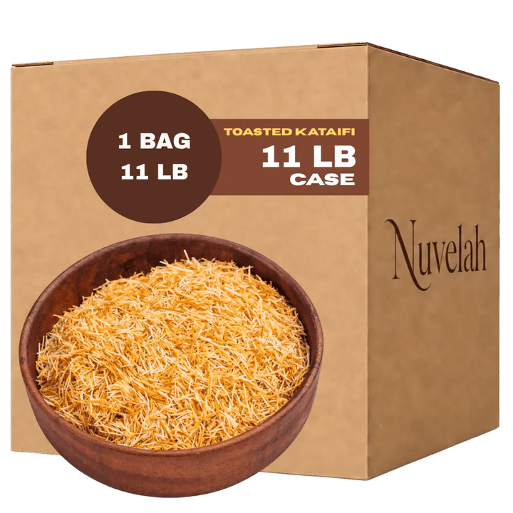 Nuvelah Roasted and Shredded Kataifi 11 LB Case Wholesale