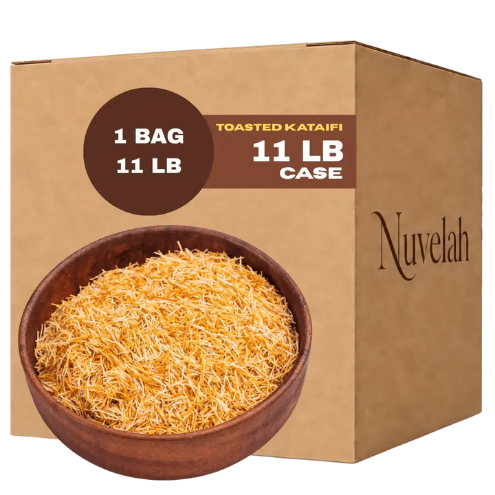 Nuvelah Roasted and Shredded Kataifi 11 LB Case Wholesale